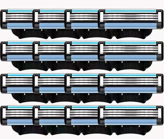 16 PCS Razor Blade Refills, 3 Razor Refills for Men
