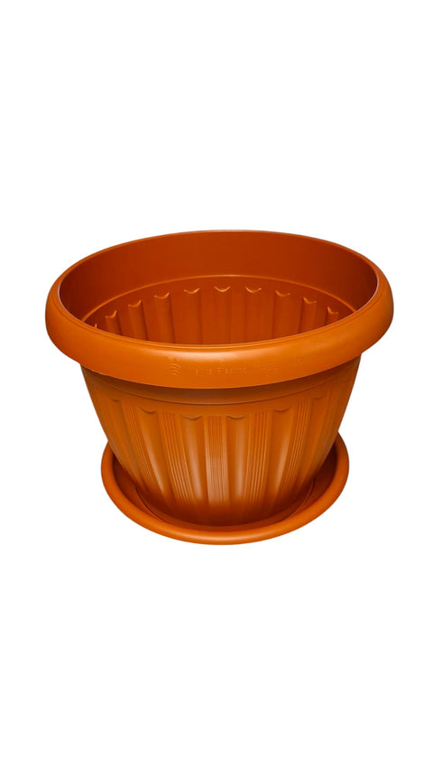 Plant Pot, Red brown, 45 cm Diameter