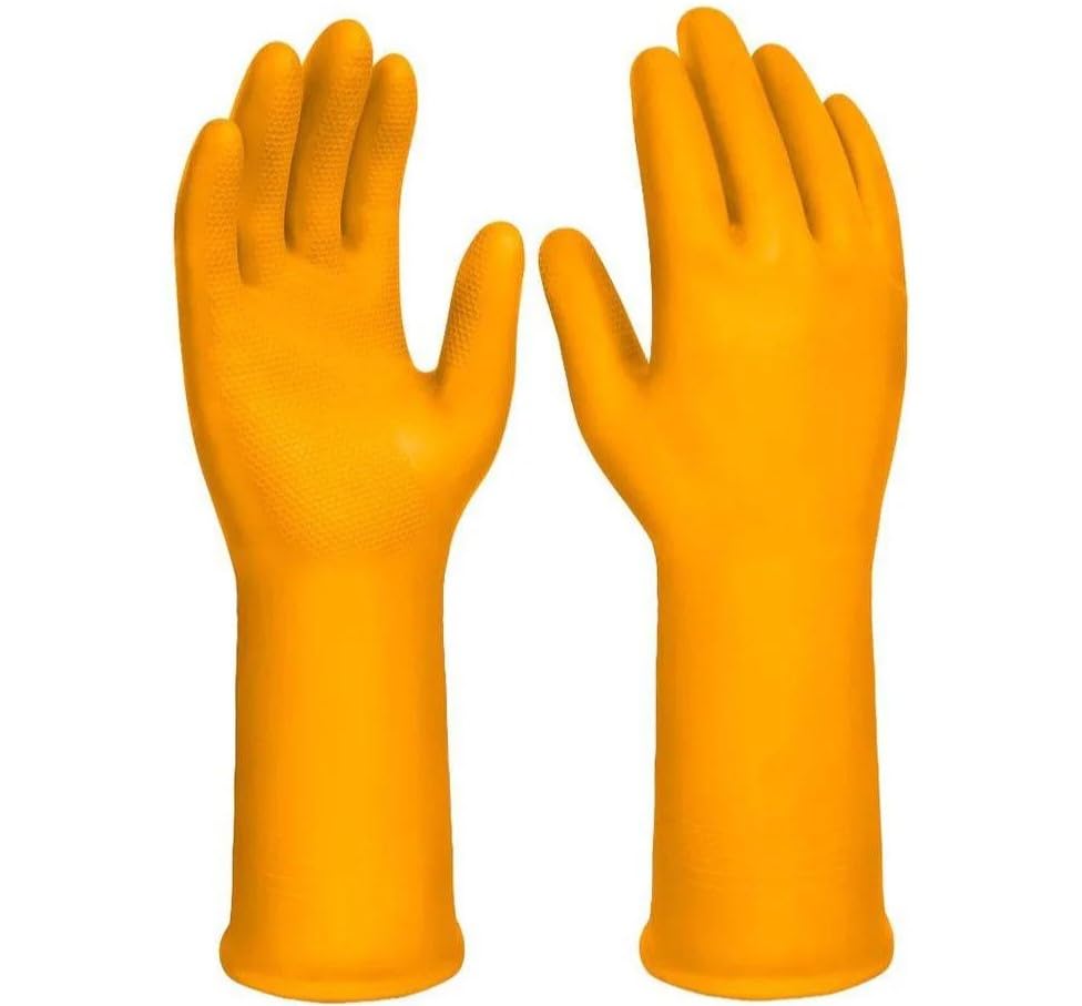 INGCO PVC Gardening and Cleaning Gloves, 32cm Size, Model HGVP01