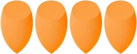 4 Pcs Makeup Sponge Set Non-Latex Makeup Foundation Blending Beauty Sponges Cosmetic Applicator Puff Flawless for Liquid Powder Cream