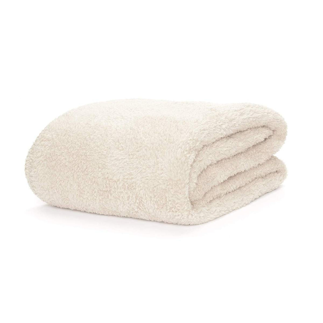 Premeum Large 80cm x 100cm Luxury Pet Blanket – Cream Fleece Blanket– Lavish, Soft and Durable Throw Blanket for Large to Extra Large Pets – 100% Machine-Washable Premium Quality Polyester Fleece