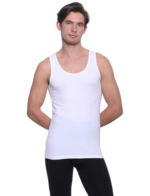 Dice Mens Rounded Neck Tank Top- Single Undershirt (pack of 1)