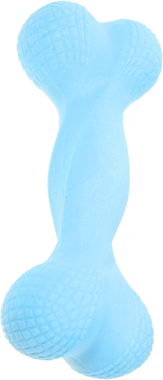 Whipin 5pcs Chew Dog Toy Chew Toy Toys Yellow Dog Bone Bite TPR Toys (Color : Sky-Blue, Size : 6x15cm)