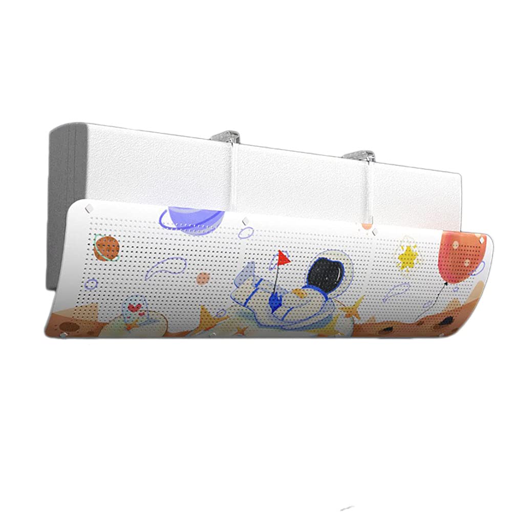 NeoStyle Air conditioner windshield anti-straight blowing windshield retractable paste confinement bedroom universal wall-mounted air-conditioning air outlet wind deflector (Pattern May Vary)