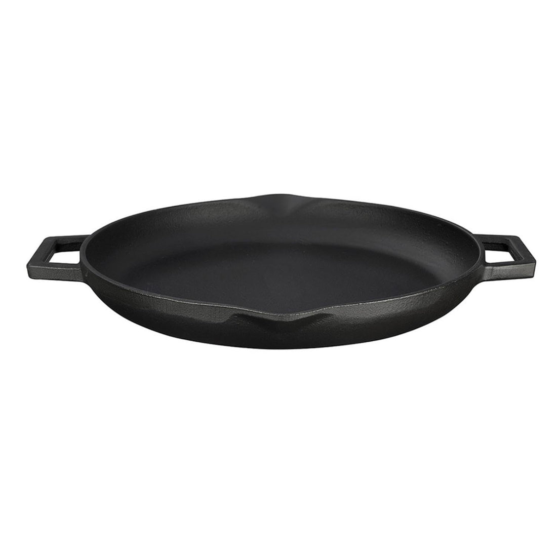 Lava Cast Iron Frying Pan With Cast Iron Self Handle, Round, 26 x 26 cm - LV ECO TV 26 K0-Black