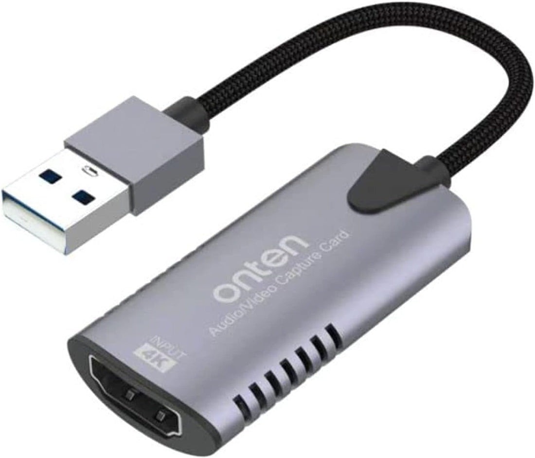 V Volt USB 3.0 HDMI Video Capture Card, 4K Audio Video Capture Device for Live Streaming, Gaming, Recording, for PS5, PS4, Xbox, Nintendo Switch