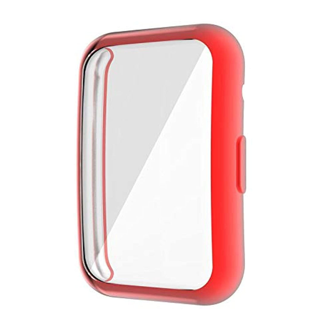 Other Full Protective Cover For Huawei Watch Fit - Red, Case, Smart Watches, 1.39 inches, Tempered Glass, Plastic, 1 Piece
