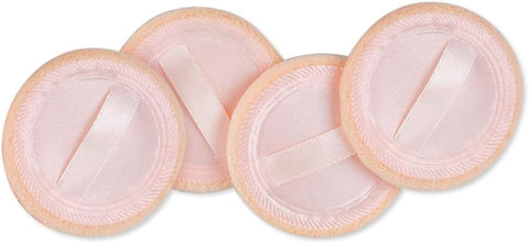 4Pcs Washable Powder Puff Soft Face Makeup Sponge, Loose powder Foundation Blending Sponges Set, Beauty Blender, Round Shape Reusable Cosmetic Powder Puff Wet & Dry Tool