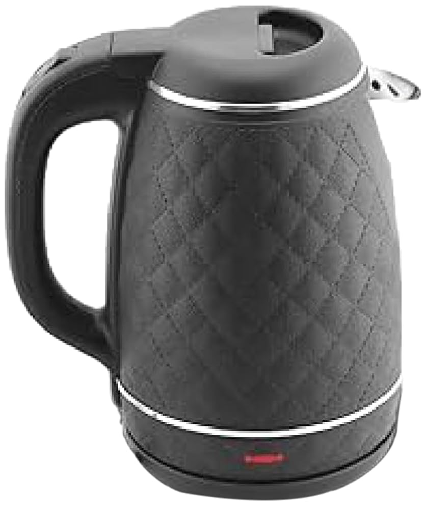 City electric kettle, Water Boiler, Efficient 1500W Electric Kettle, Stainless Steel, 1.8L, Luxury Design, Automatic Power Off, Heat Insulated Handle & Dry Boil Protection, HMA-1020 (Black)