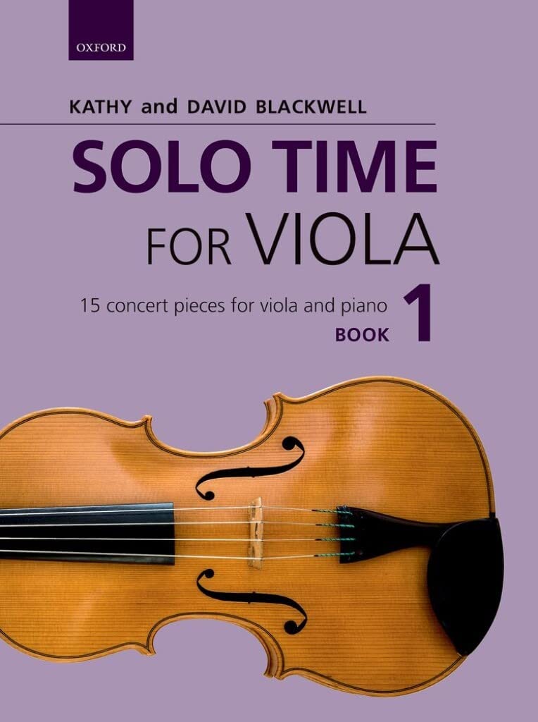 OXFORD UNIVERSITY PRESS Solo Time for Viola Book 1: 15 concert pieces for viola and piano