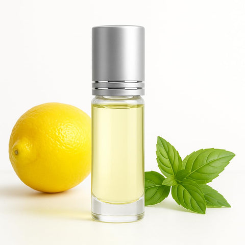Lemon Basil Energy Perfume Oil 12ml Roll-On – زيت عطر الليمون والريحان لتحفيز الطاقة والنشاط الذهني للجنسين – Perfumes for Women & Men – Alcohol Free Long Lasting by La Perfumes Niche