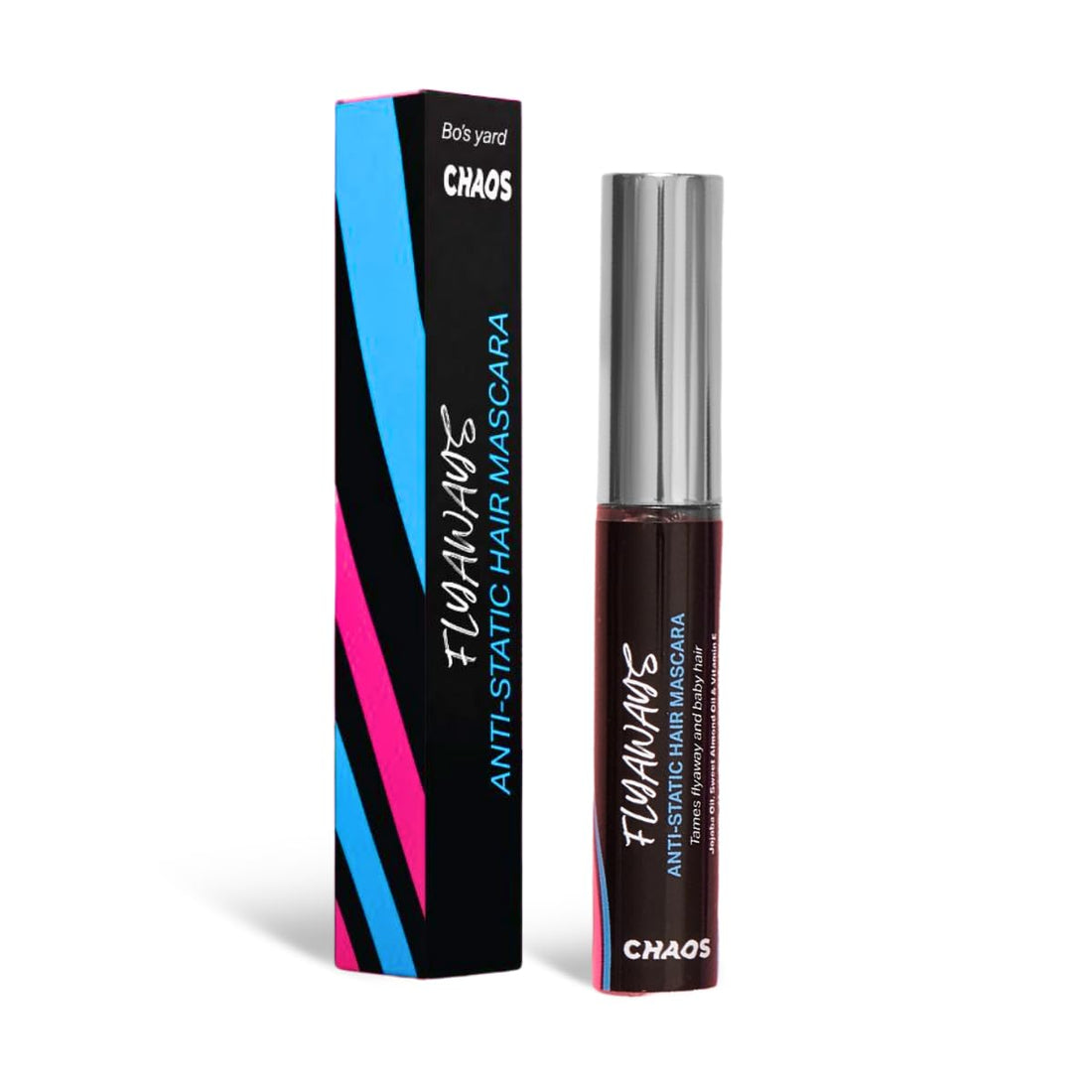 CHAOS Flyaways Anti-Static Hair Mascara for Taming Baby Hairs and Frizz - Lightweight, Non-Greasy Formula for Sleek, Polished Styles - 10 ml