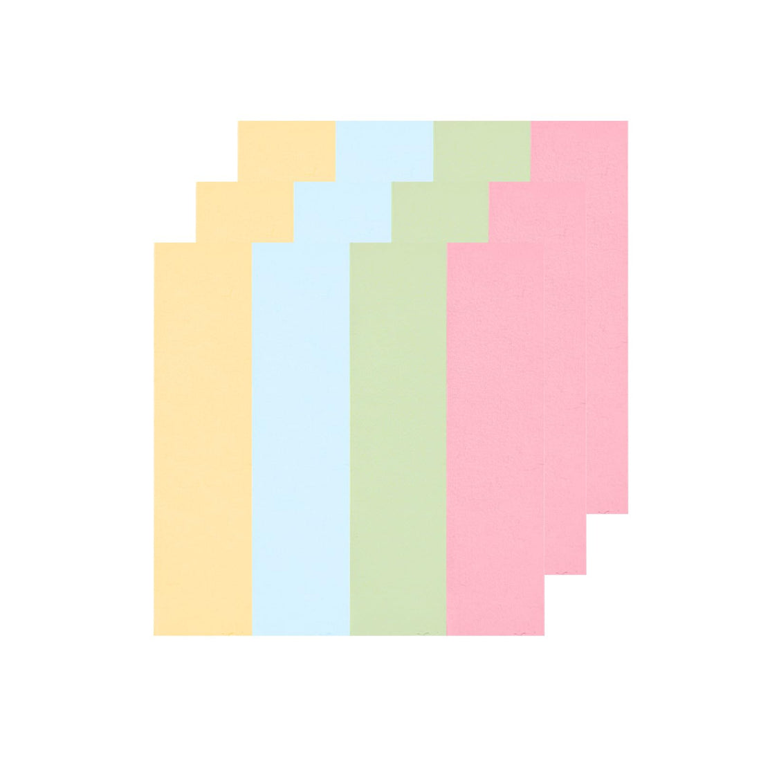 Removable Sticky Notes - 3 PCS of 400 Coloured Post It Notes, 76x76mm,100 Sheets of Each of The 4 Colors - Blue, Pink, Green, Yellow - Ideal for Note Taking, Reminders, and Organization