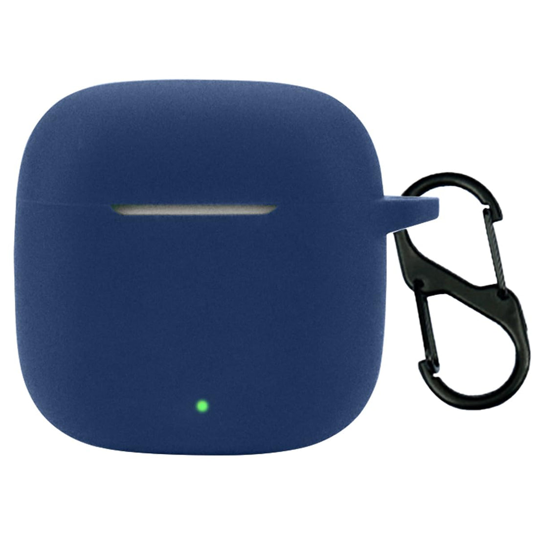 QWYJ Earbud Case for Huawei Freebuds SE 2 - Portable Charging Case with Carabiner Keychain - Anti-Lost - Blue - 40g - 4x12x13cm - Silicone - Outdoor Activities, Everyday Use, Travel, Sports, Commuting