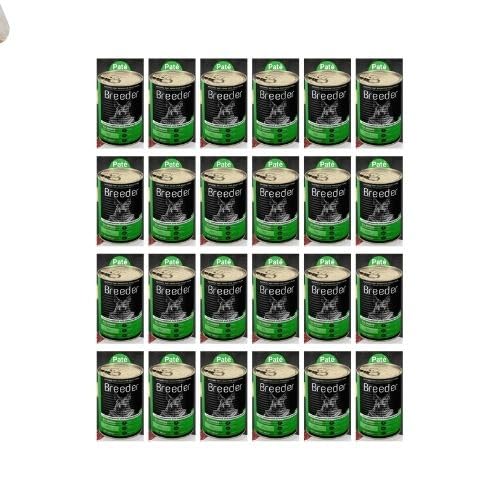 Premium dog Breeder Wet Food for Dogs 400 (PACK OF 6, Mix Meat)