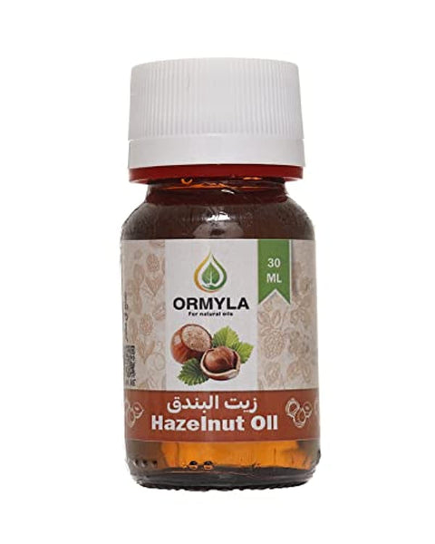 Ormyla Hazelnut Oil Raw Virgin for Hair,Skin and Body,30ml