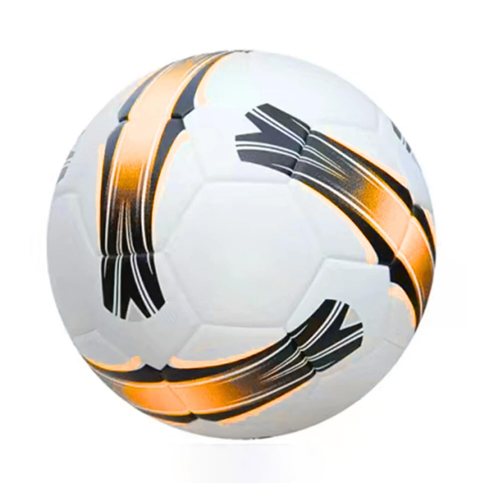 Next Store 2 Tone Modern Design Soccer Ball. Size 5, Durable Construction and Machine Stitched for Stable Performance.Perfect for Training and Recreational Matches.