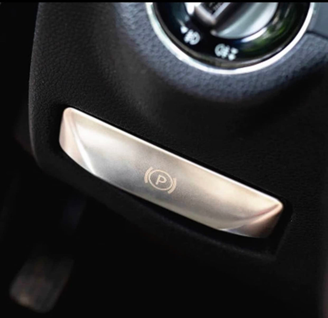 P Button Foot Brake Release Switch Decoration Stainless Steel Stickers for Mercedes Benz E Class W212 C Class W204 GLK