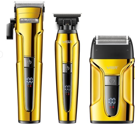 V-694 Professional Grooming Kit for Men – 3 in 1 Devices (Razor, Trim, Liner) – with 11 Guide Combs and 3 Protective Caps