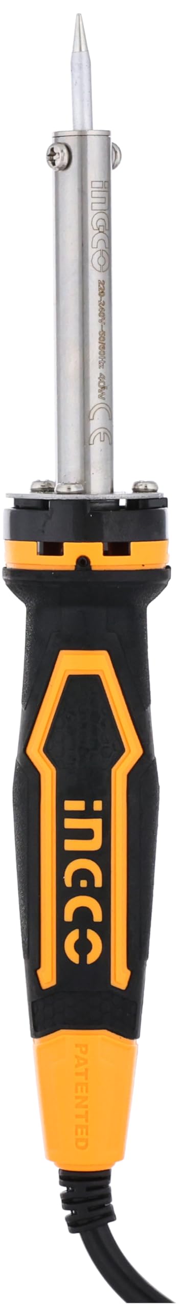 Ingco Electric Soldering Iron With Steel Holder, Black, 40 Watt, Si0248