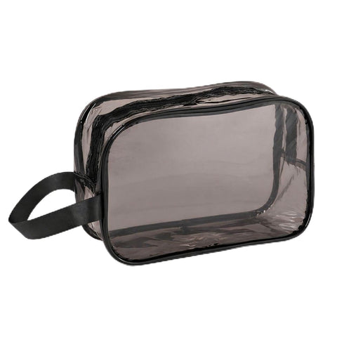 Clear Makeup Bag Transparent Cosmetic Organizer Case Heavy Duty Waterproof PVC Pouch for Travel Personal Accessories and Daily Essentials Storage
