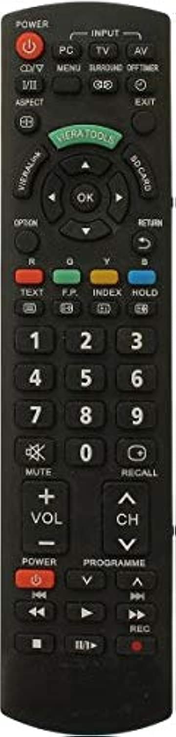 Remote Control M2QAYB000399 for Panasonic Screens, Black