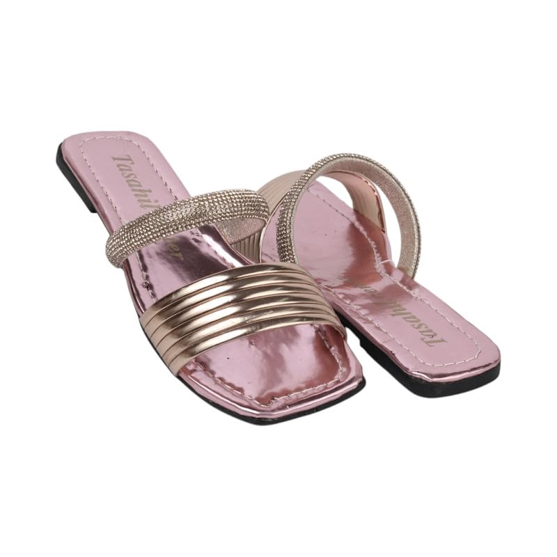 Women's 800 Glitter Leather Flat Sleeper