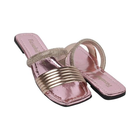 Women's 800 Glitter Leather Flat Sleeper