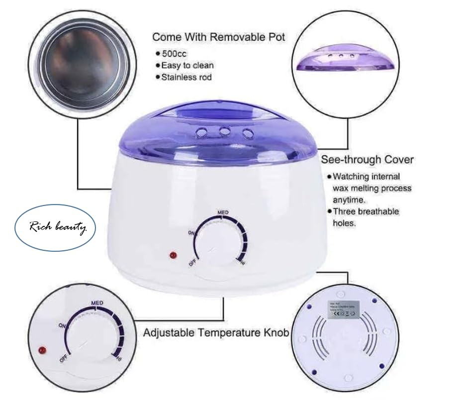 Pro Wax Heater And Warmer Hot Wax Heater for Hard,Wax Heater For Waxing Automatic, Strip and Paraffin Waxing, Wax Heaters, Wax Machine Heater, Wax Machine For Women