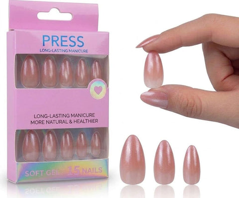 3D NAILS - 12 pcs PRESS ON NAILS - MIRROR False Nails, Perfect For Parties+ 1 SHEET DOUBLE FACE- (4)