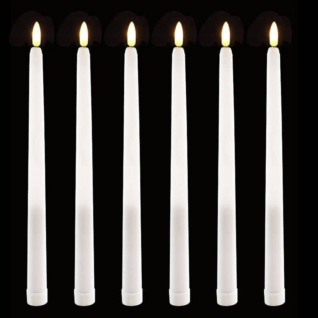 LED Candles for Christmas, Parties, Wedding, Valentine From FLAMINGO (Random Colour) - 1 Piece