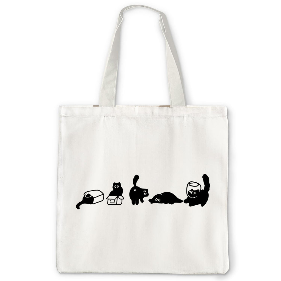 Black Cat Tote Bag, Black Cat Gifts Canvas Tote Bag for Women, Cat Gifts for Women Cat Lovers, Cat Mom Gifts, Cat Lady Gifts, Cat Tote Bag, Grocery Bags Reusable Shopping Bags