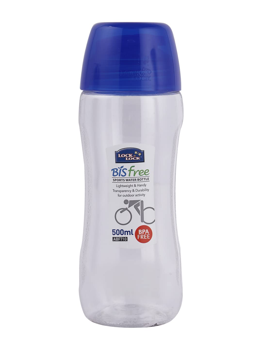 LocknLock Lock & Water Bottlpe Blue/Transparent 500 ml ABF710