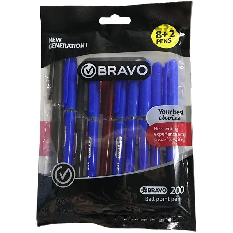Bravo 200 Ballpoint Pen 10-Pieces