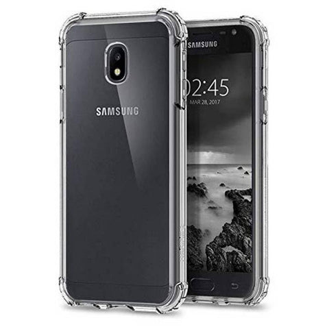 Flexible Shockproof Clear Case Compatible with Samsung Galaxy J5 Pro