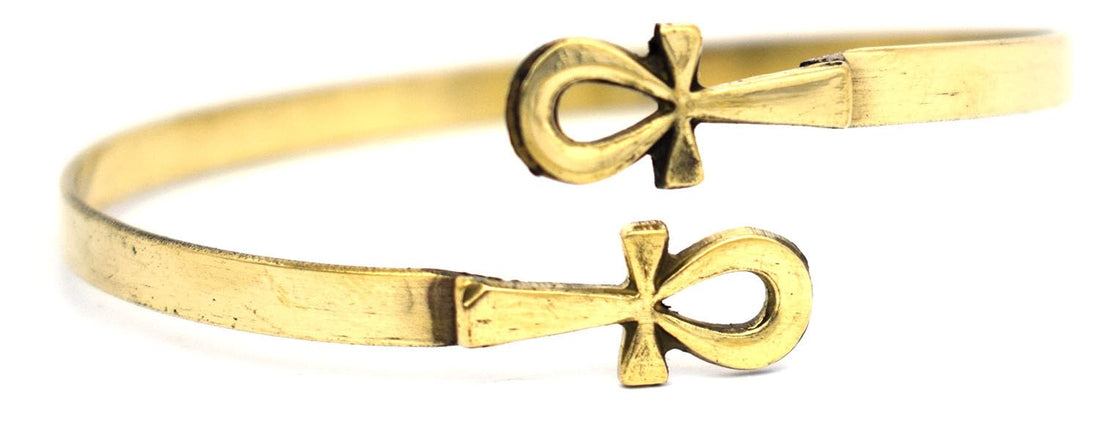 immatgar pharaonic Braclets jewelery ancient Egyptian souvenirs gifts from Egypt Collectibles Pharaohs (Ankh Key - Copper)