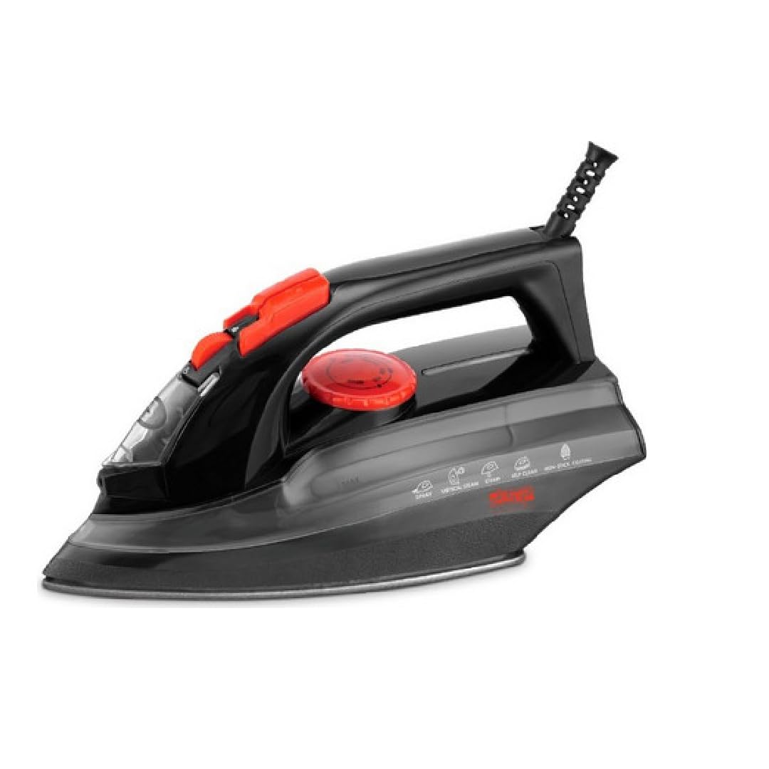 DSP Steam Iron 2200 Watt 380 ml Black KD1125