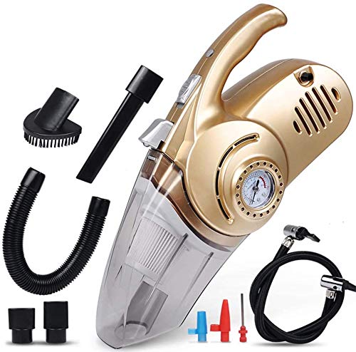 Delavala 4 in 1 Multiple Function Car Vacuum Cleaner, Handheld Auto Vaccum Power,for Home and Car, Equipped Tire Inflator is Good Helper for Your Travel
