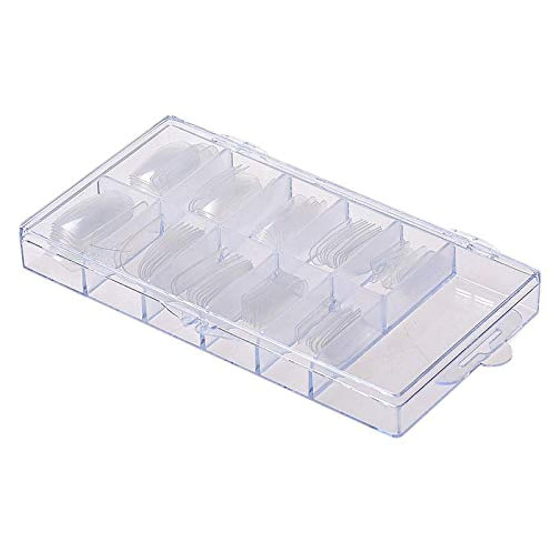100Pcs Acrylic False Fake Nail-clear