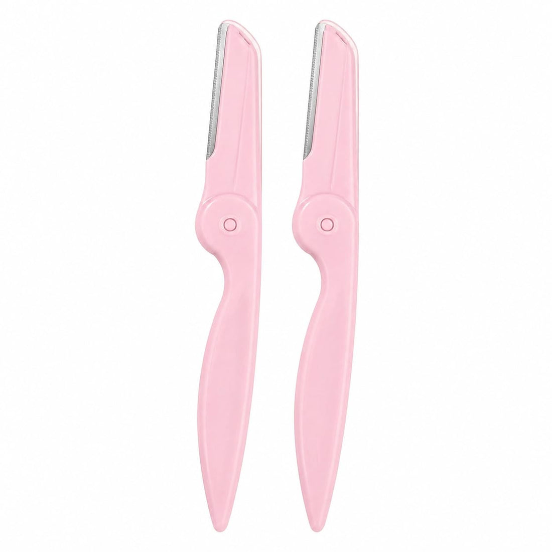 Eyebrow Razors Facial Hair Razors Folding Stainless Steel Razor Trimmer Trimmer for Women (2 Pieces)
