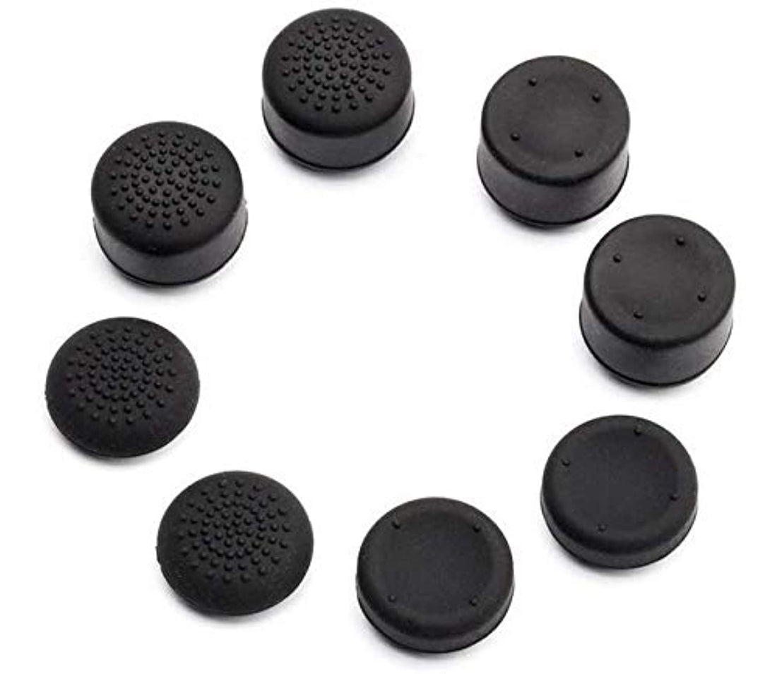 SKEIDO 8PCS Rubber Silicone Cap Thumbstick Cover Case Skin Joystick Grips For PlayStation 4 PS4 Controller