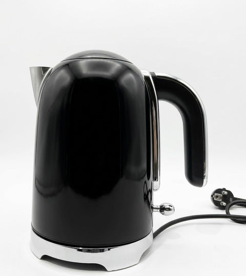 Electric Kettle 2200W 2L - Fast Heating and Practical Design for Easy Preparation of Hot Drinks AR (Black)