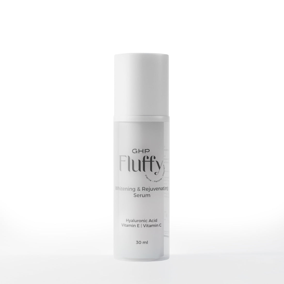 Fluffy Whitening Serum, Brightening Face Serum with Vitamin C & E, Retinol, Licorice Extract & Hyaluronic Acid, Helps Reduce Appearance of Dark Spots & Hyperpigmentation, Non-Greasy, Airless Pump
