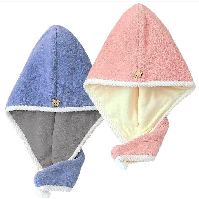 Luxury Hair Drying Bonnet 65×30 cm Large Size Anti-Frizz Prevent Split Ends Soft Absorbent Hair Towel Cap for Healthy Hair Care Home Spa Use
