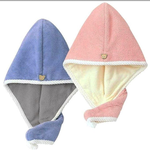 Luxury Hair Drying Bonnet 65×30 cm Large Size Anti-Frizz Prevent Split Ends Soft Absorbent Hair Towel Cap for Healthy Hair Care Home Spa Use
