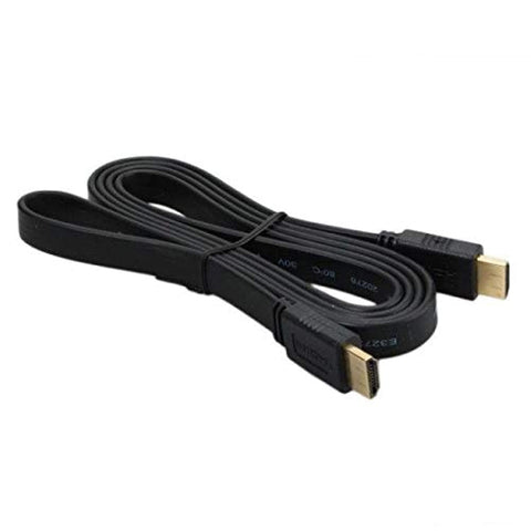 Keendex kx 2821 high-speed flat male to male hdmi cable, 5 meters - black
