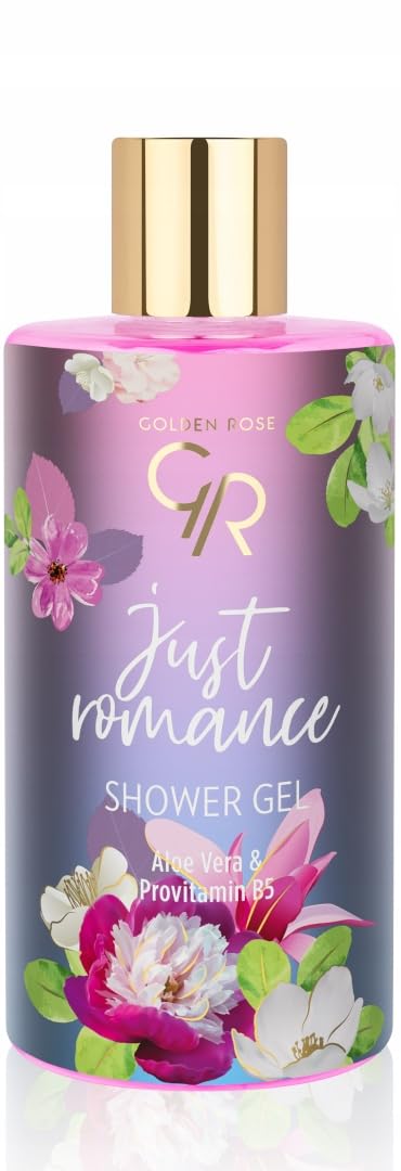 GOLDEN ROSE SHOWER GEL JUST ROMANCE