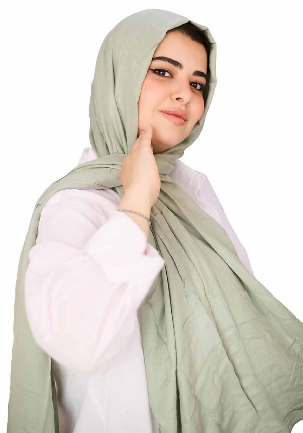 Signature Timeless Luxury Ultra Soft Breathable Pure Cotton Modal Veil With Elegant Smooth Finish 80x200cm
