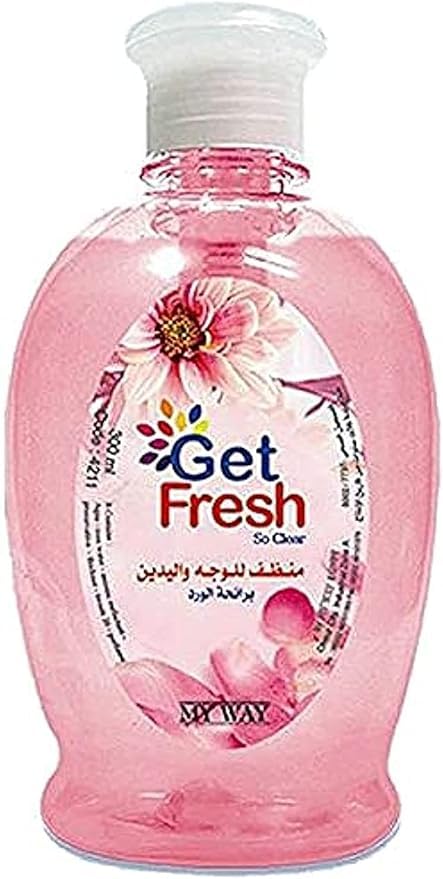 My Way Face & Hand Wash Rose Scent Gentle Skin Cleanser Personal Care Product