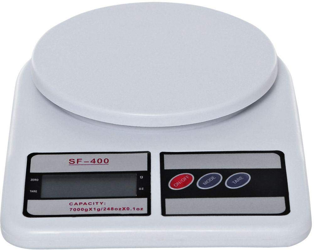 Digital kitchen scale, white 7 kg